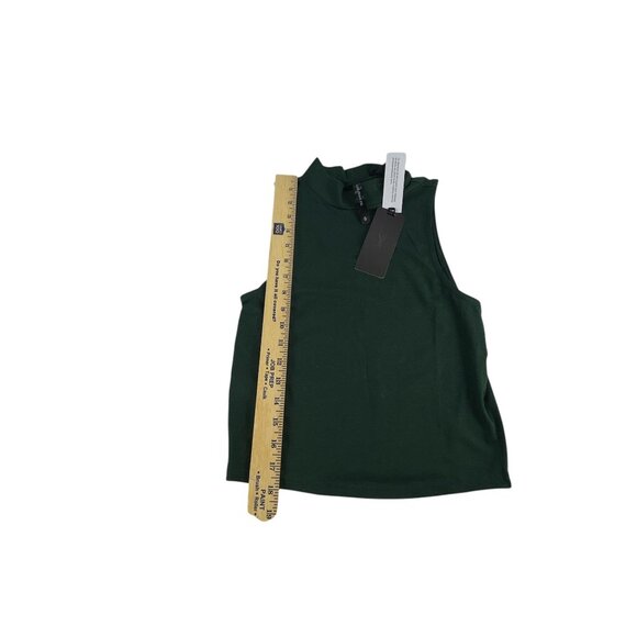 Silver Jeans Co. Dark Green Mock Neck Sleeveless Tank Top Size M NWT - Picture 5 of 7